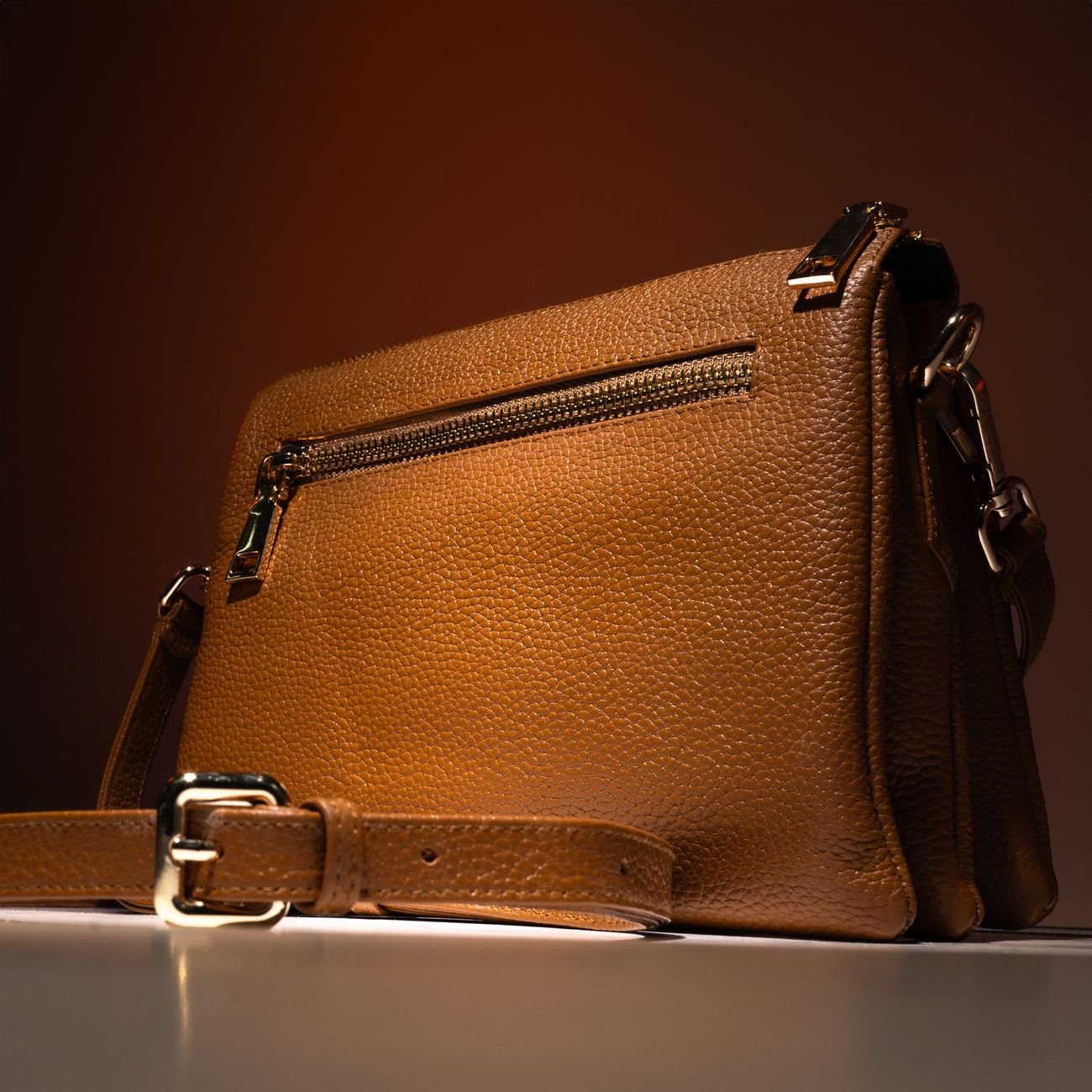 Túi xách nữ da tổng hợp phong cách Hàn Quốc đeo chéo mini size 20cm